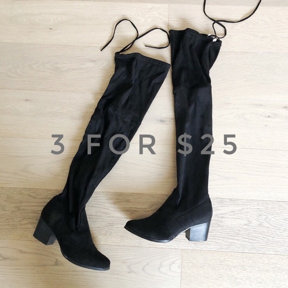 Revamped Shoes - 3 FOR $25 Thigh high boots